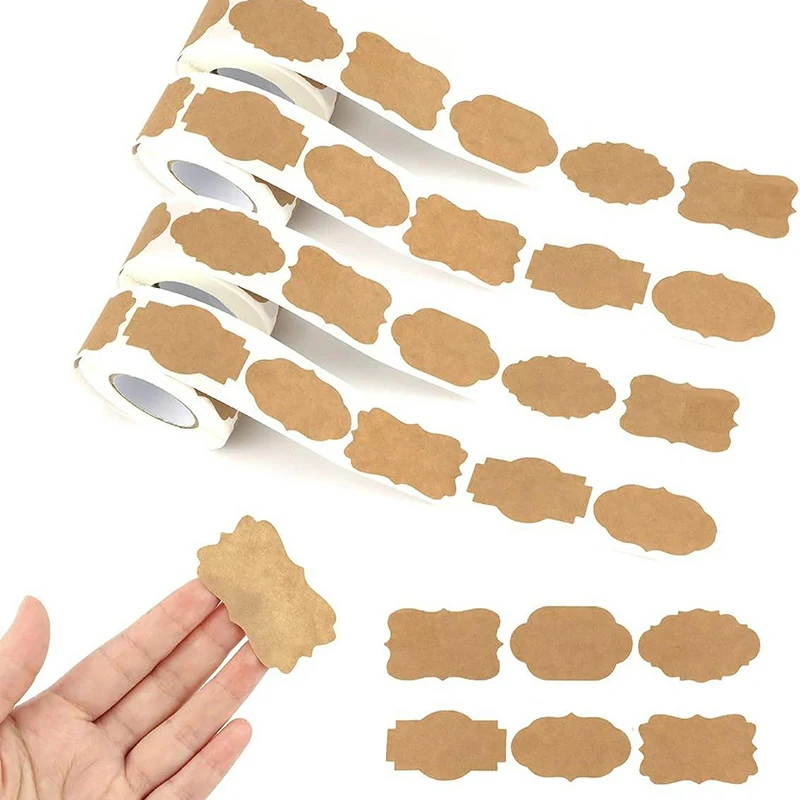 Spice Jar Labels - Kendinden Yapışkanlı Etiketler Baharat Kavanozları Çıkartmaları