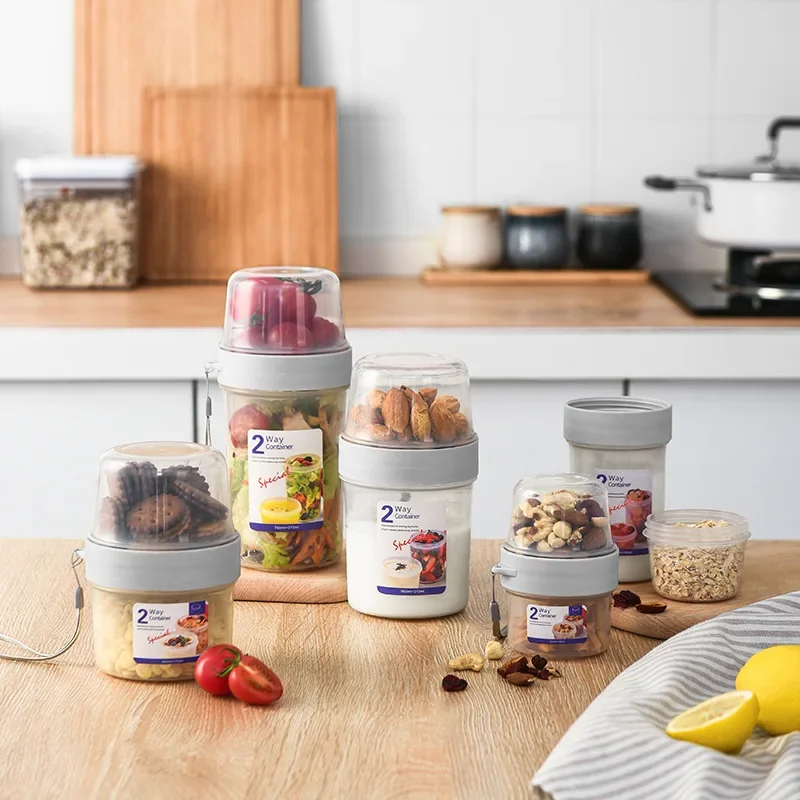Meal Prep Yogurt - Kahvaltılık Yulaf Ezmesi Tahıl Kuruyemiş Yoğurt