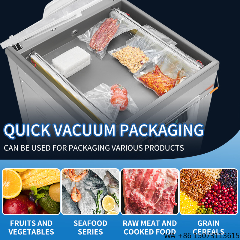 Meal Prep Vacuum Sealer - DZ-500 Dikey Tek Bölmeli Gıda Vakum