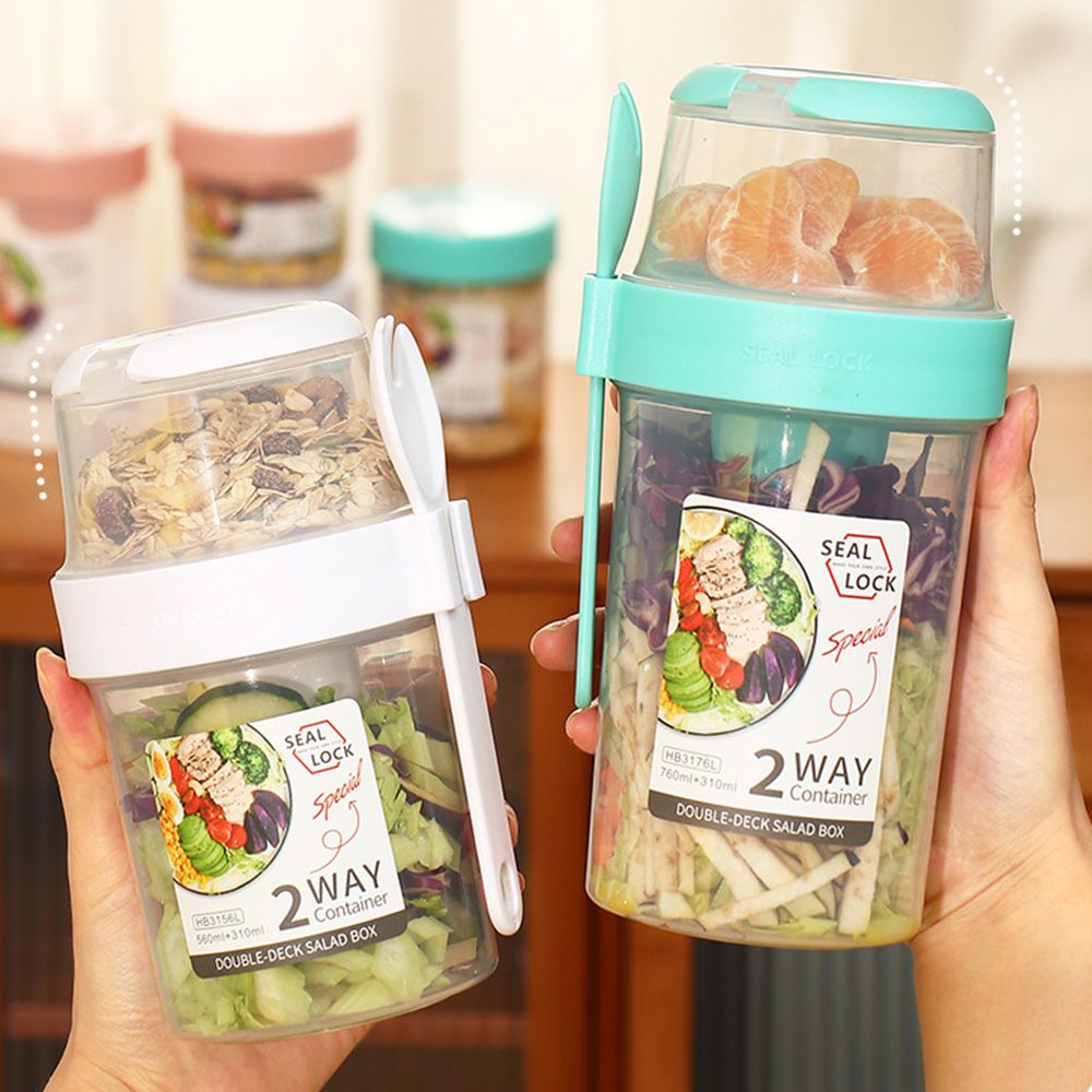 Meal Prep Yogurt - Çift katmanlı taze tutma kutusu yoğurt