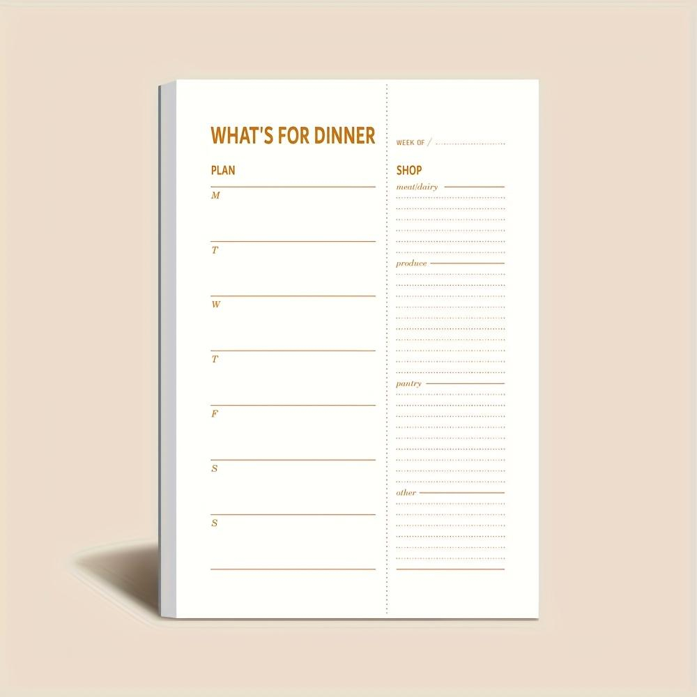 Meal Prep Ebook - 1 adet Günlük Diyet Planı Defteri,