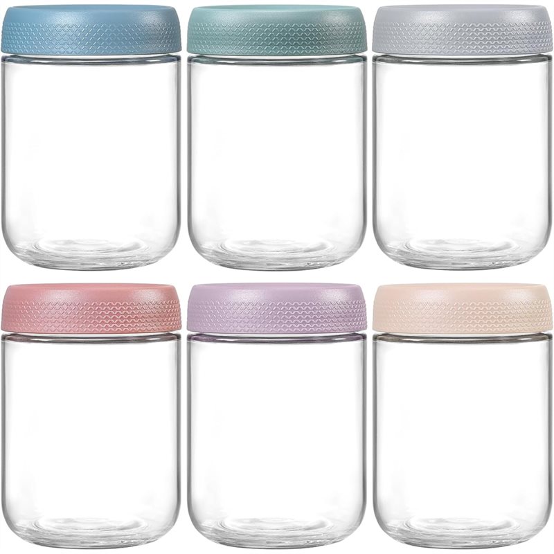 Meal Prep Overnight Oats - AB34-6 Adet 500Ml Gecelik Yulaf Ezmesi
