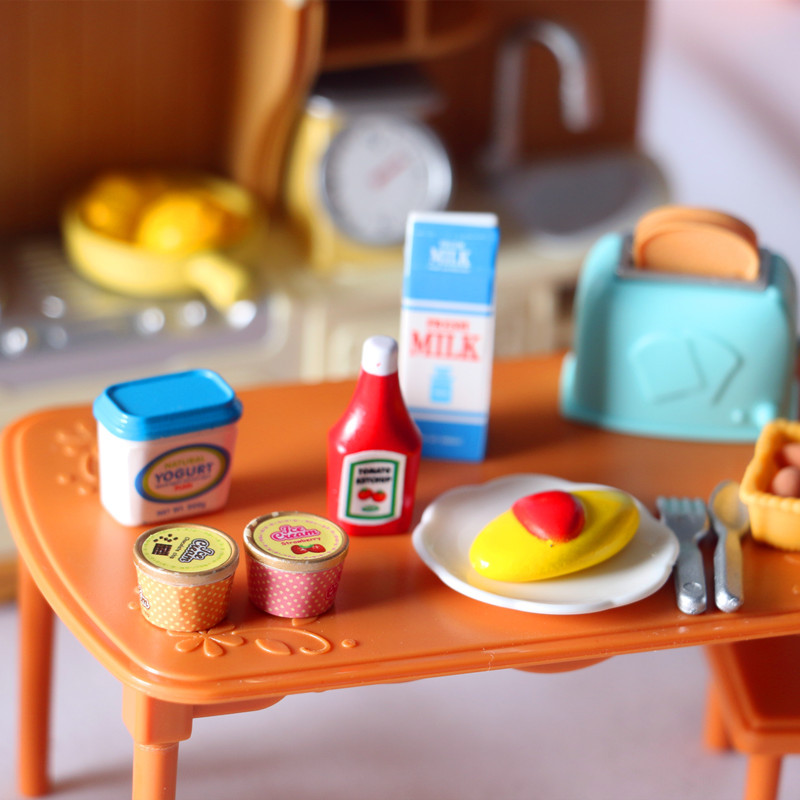 5 adet/takım 1:12 Dollhouse Ak - Meal Prep Yogurt incelemesi ve fiyatı