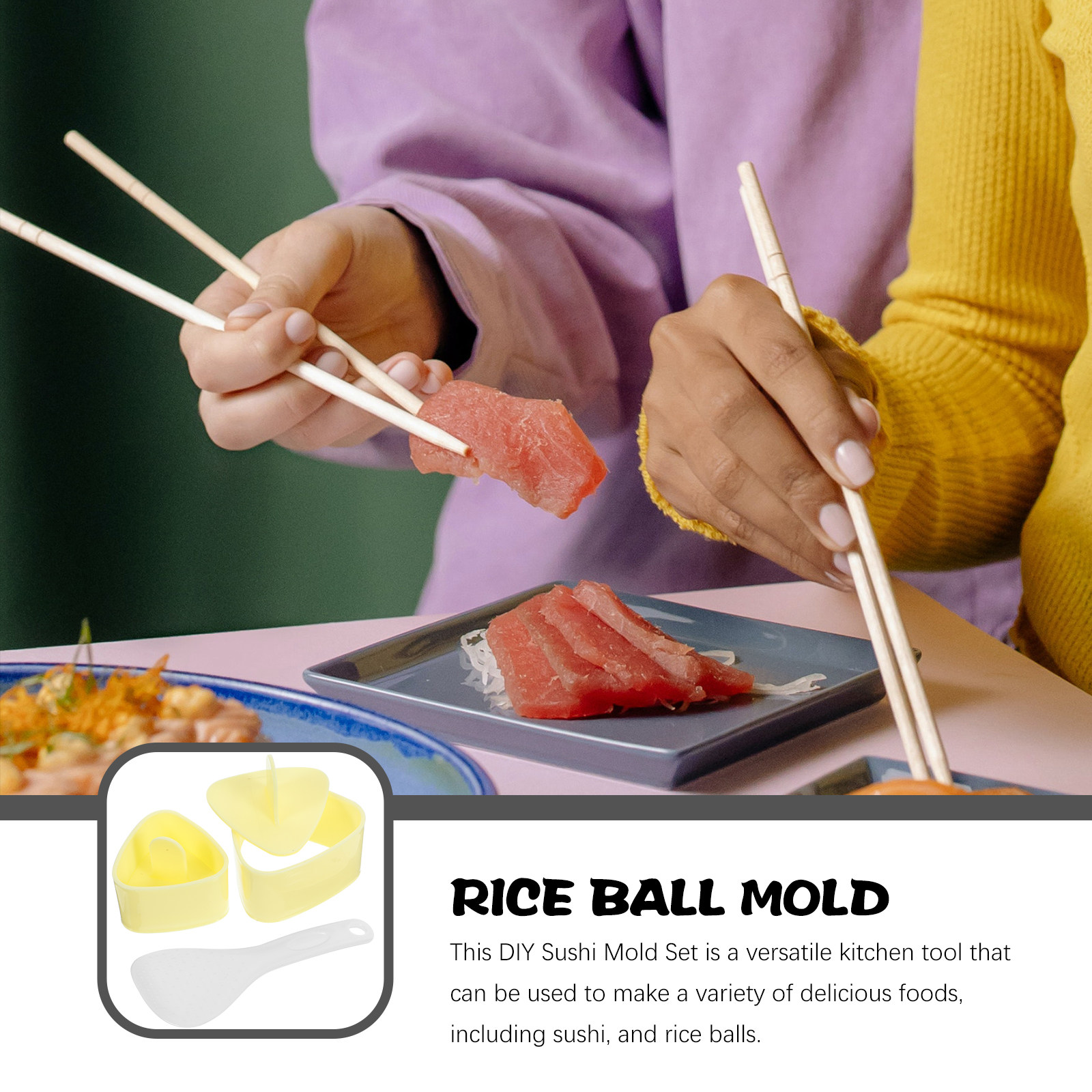 1 Set Kolay Kullanımlı Onigiri - Meal Prep Onigiri incelemesi ve fiyatı