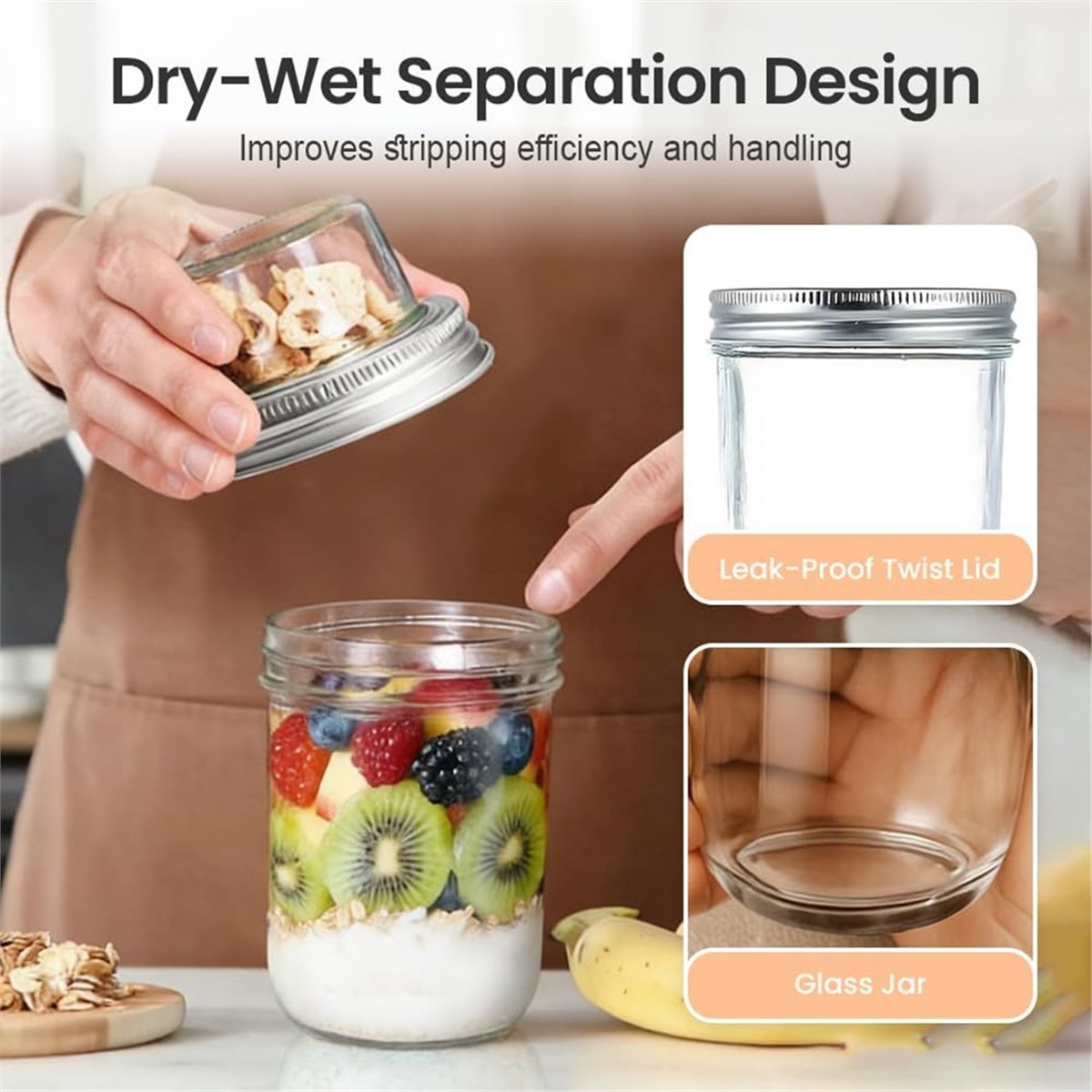 BAAE Gecelik Yulaf Ezmesi Kapl - Meal Prep Overnight Oats incelemesi ve fiyatı