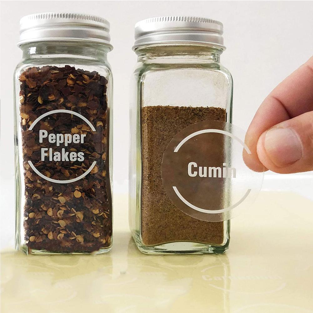 144 adet/takım şeffaf baharat  - Spice Jar Labels incelemesi ve fiyatı