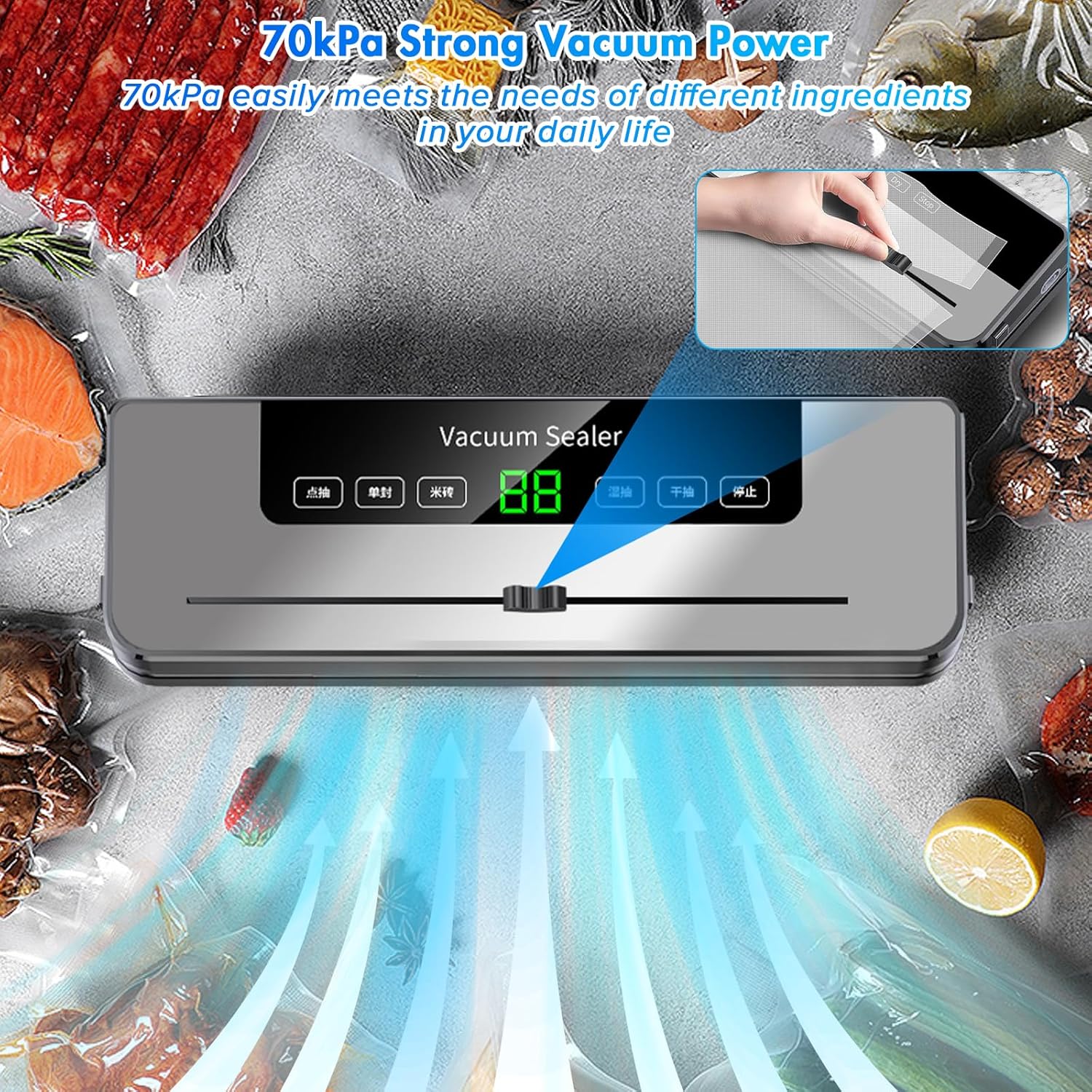 10 Poşetli Vakum Paketleme Mak - Meal Prep Vacuum Sealer incelemesi ve fiyatı
