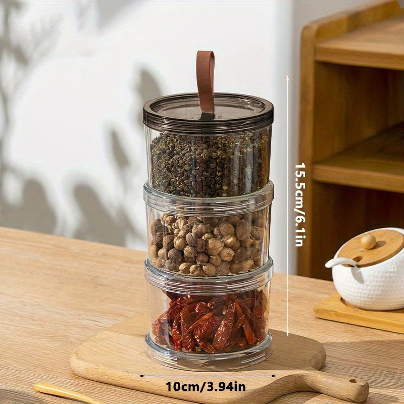 Üç Katmanlı Yuvarlak Baharat S - Spice Jar Labels incelemesi ve fiyatı