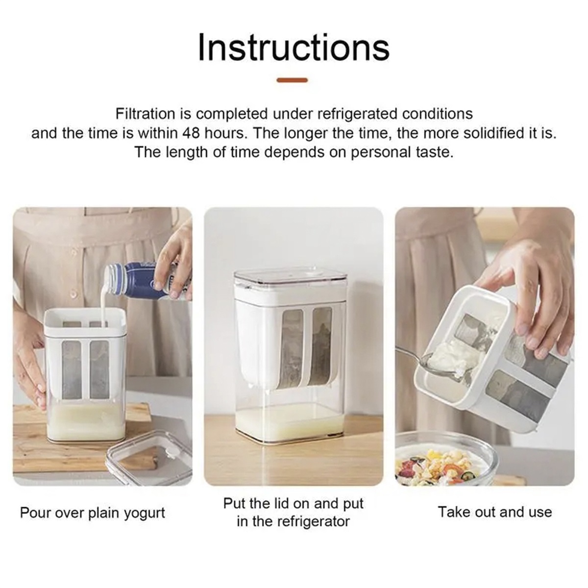Yoğurt Filtresi Gıda Süzgeci 1 - Meal Prep Yogurt incelemesi ve fiyatı