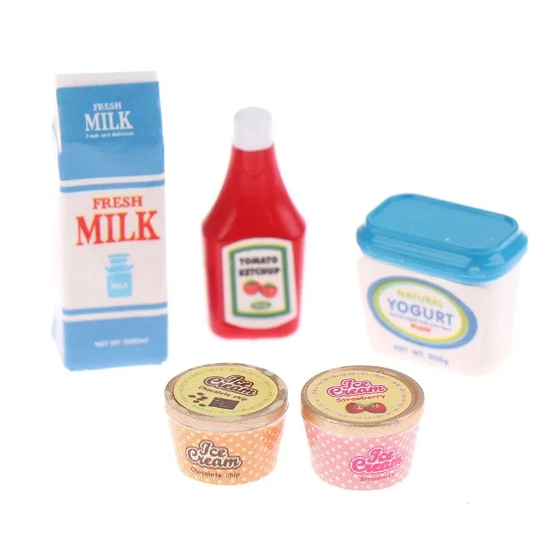 5 adet/takım 1:12 Dollhouse Do - Meal Prep Yogurt incelemesi ve fiyatı